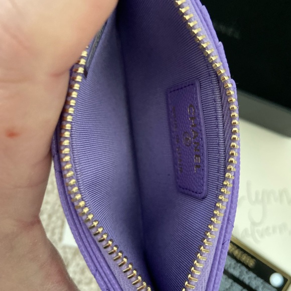 Chanel 20s flap zip card holder - Picture 7 of 11